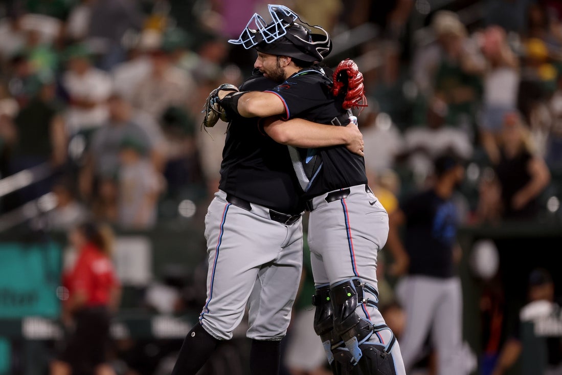 Marlins ride momentum of fast start into rematch vs. A’s
