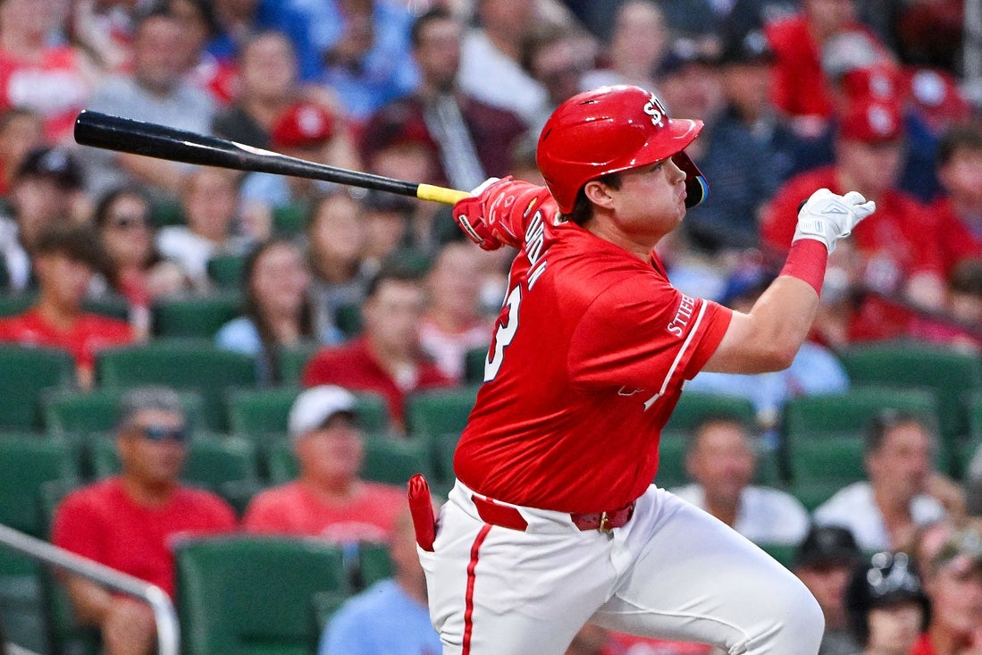 Jimmy Crooks’ homer lifts Cardinals to rain-delayed win over Braves