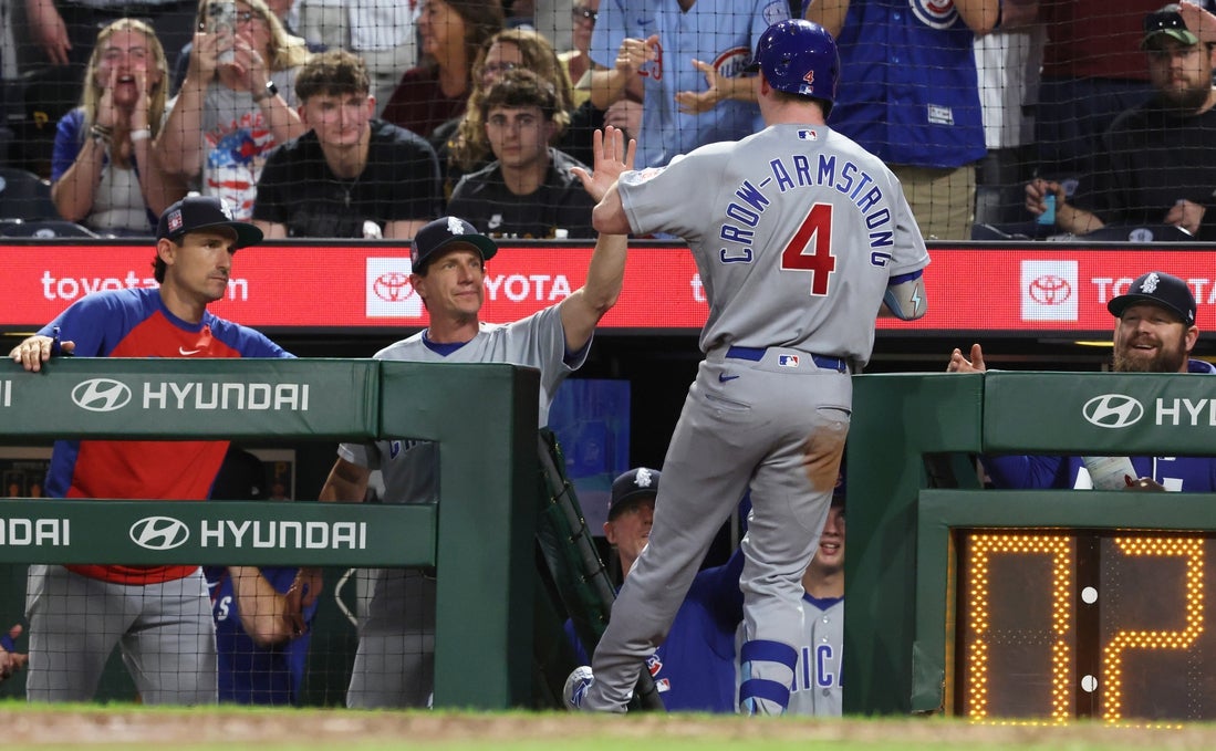 Pete Crow-Armstrong fills stat sheet as Cubs plaster Pirates