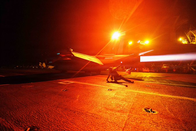 U.S. Launches Second Wave of Strikes on Iran in One Day Over Threats to Hormuz Shipping