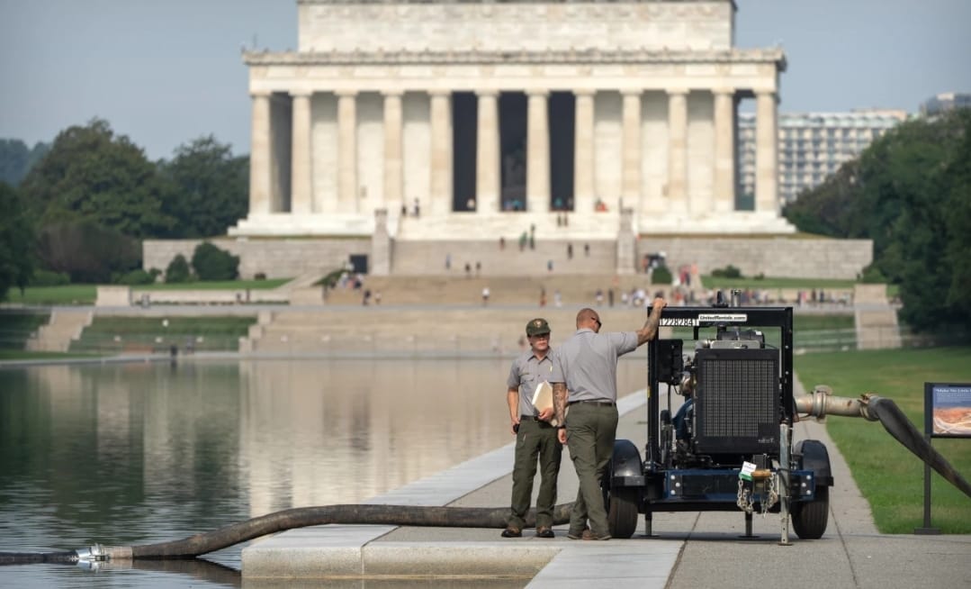 Lincoln Memorial Reflecting Pool Drained Again as Trump’s Renovation Project Faces Fresh Repairs and Ongoing Scrutiny