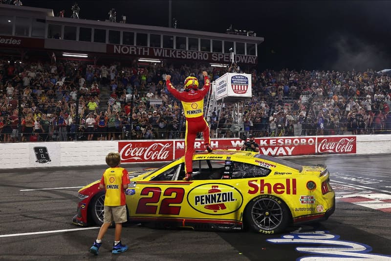After 45 Races Without a Win, Logano Reclaims Control at North Wilkesboro