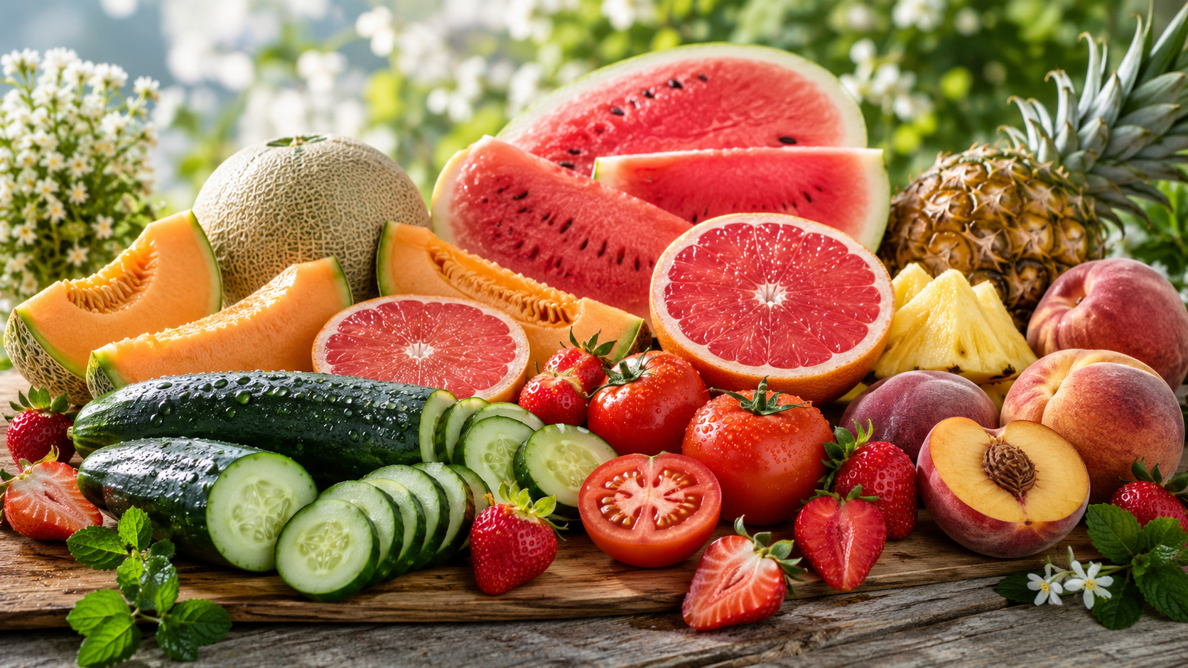 Cucumbers, Tomatoes and Six Other Water-Rich Fruits Can Help Bolster Daily Hydration