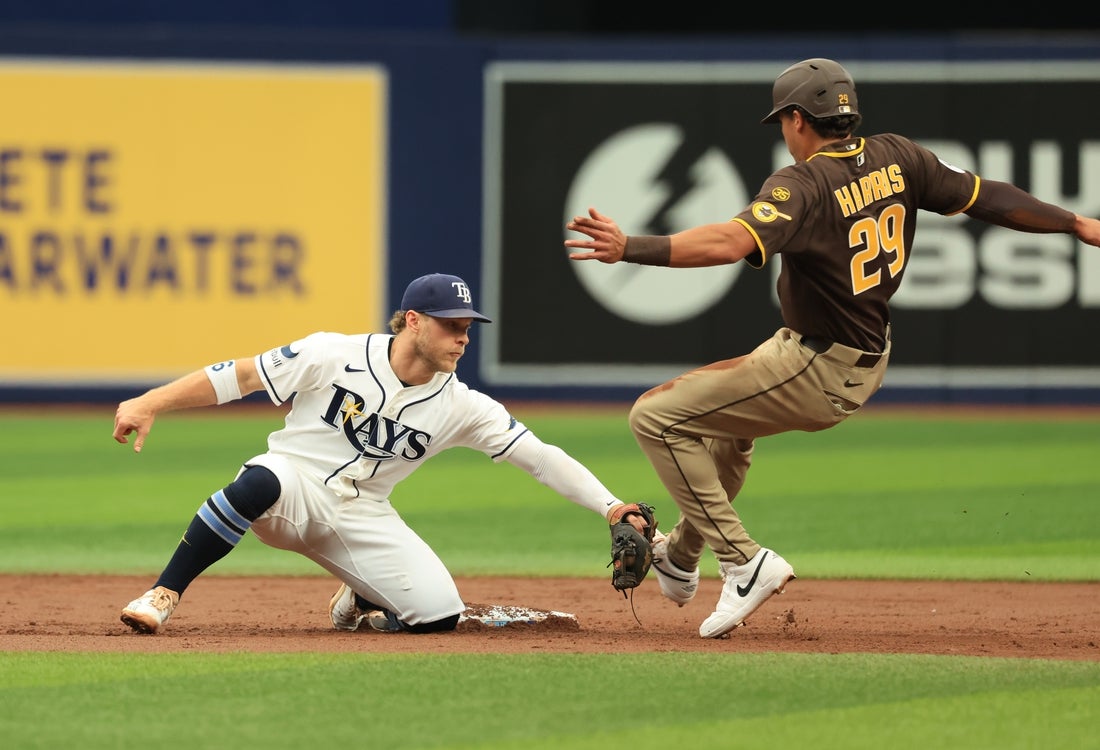 Rays walk off Padres in 11th after tying HR in 9th against Mason Miller