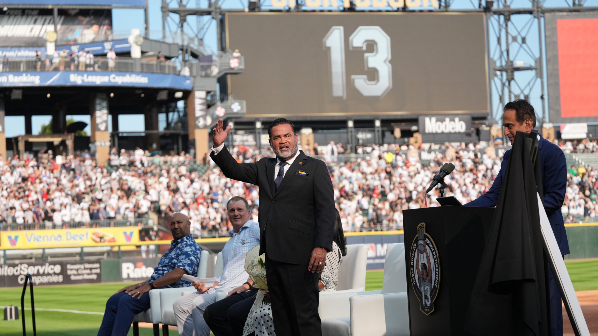 White Sox Retire Ozzie Guill n s No 13 Honoring A Chicago Legend And White Sox Retire Ozzie Guill n s No 13 Honoring A Chicago Legend And