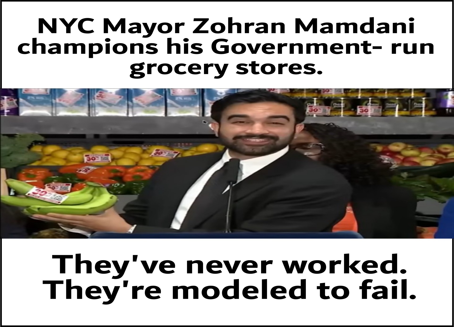 NYC Mamdani Champions Government-Run Grocery Stores in NYC