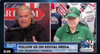 Podcasters Steve Bannon And Steve Stern Rev Up Trump Vote For Upcoming Congressional Elections
