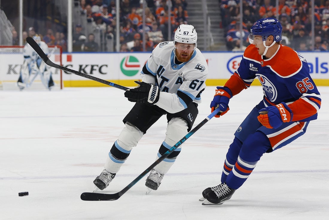 Mammoth nab early lead, end Oilers’ 5-game winning streak