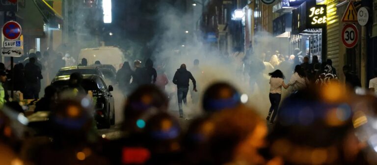 France Deploys Riot Police as School Protests Turn Violent, Nearly ...