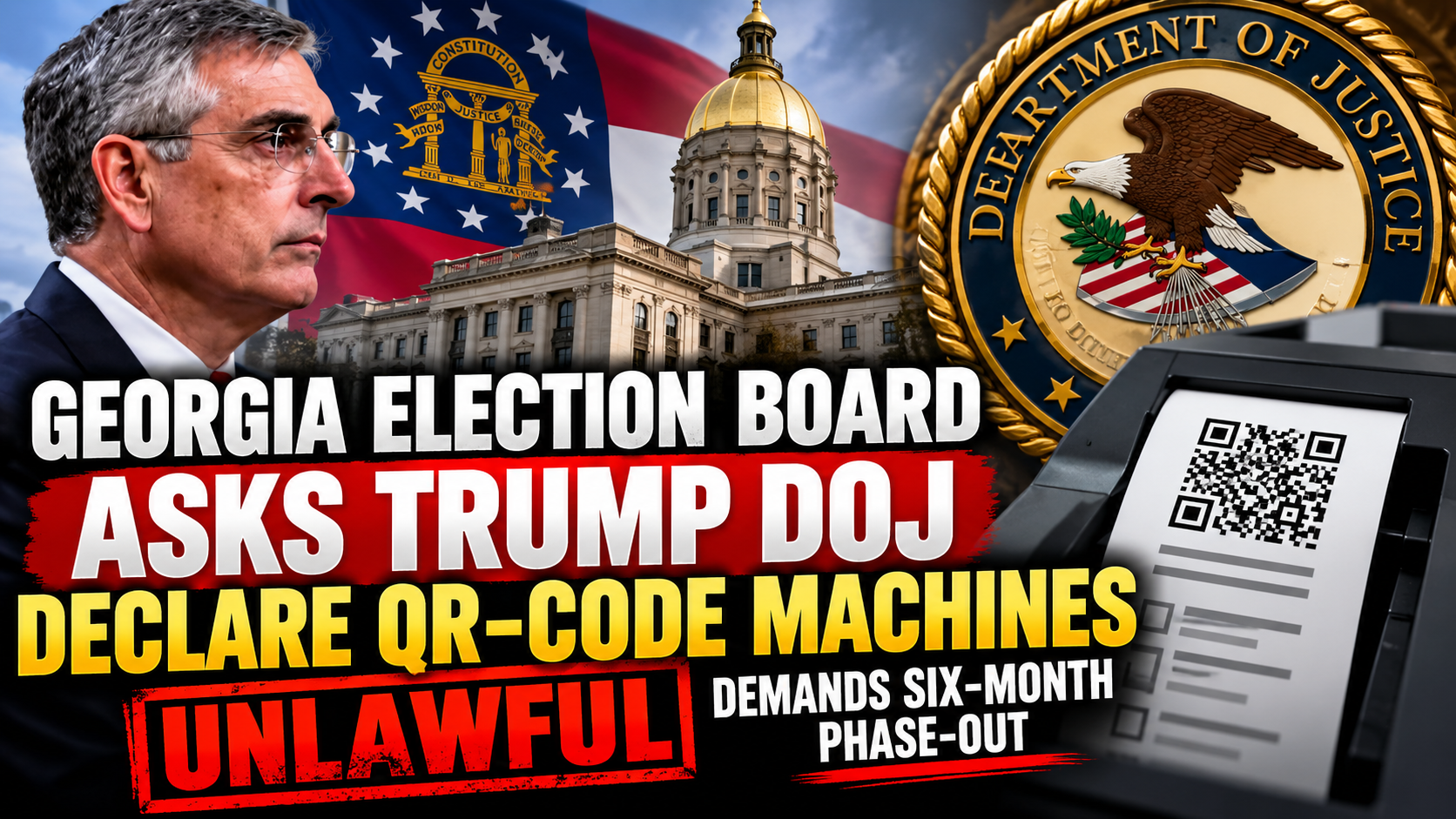 Georgia Election Board Asks DOJ to Intervene Over QR-Code Voting System ...