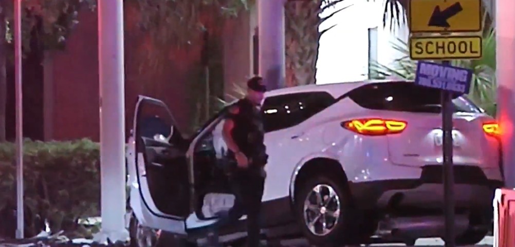Two Hospitalized After Suspect Fleeing Police Crashes Into Stoplight in ...